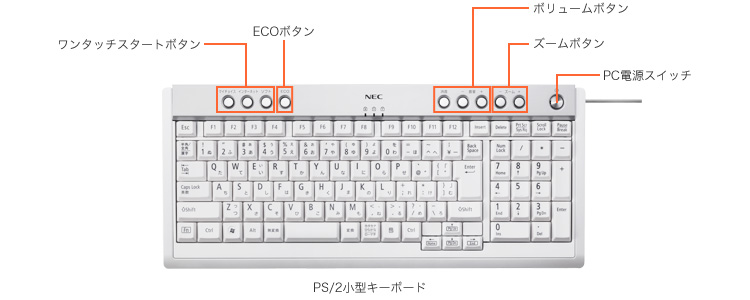 PS/2小型キーボード