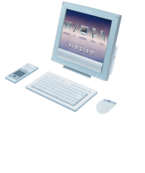 シンプルさを基調としたコンセプトパソコン」simplem(1999年)